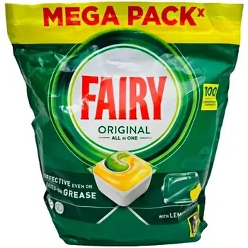 Fairy Original All in One Лимон капсули за съдомиялна 100 бр