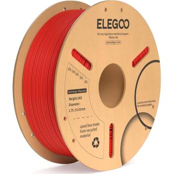 Elegoo PLA+ -1.75mm-1KG-Cardboard Spool-Red (50.203.0053)