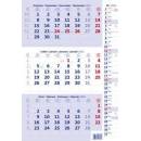 Tříměsíční modrý s poznámkami nástěnný Helma 2026