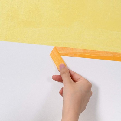 vidaXL Ленти за маскиране на художници 50 pcs Жълто 25мм x 50м Хартия (42019638)