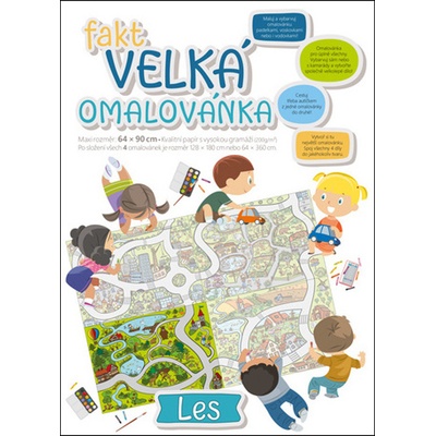 Fakt velká omalovánka Les