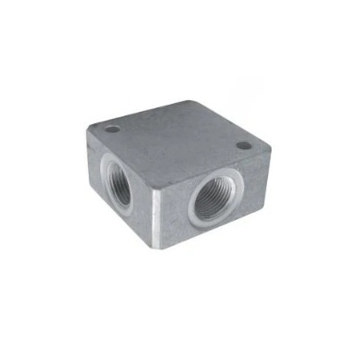 Adler Разпределител на въздуха с 3 изхода, тип куб, 4х3/8" вътрешна резба (0135.5)