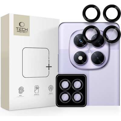 Tech-Protect Протектори за обектив на Xiaomi Redmi Note 14 Pro 5G / Poco X7 5G от Tech Protect CamRing Pro+ - Черни (5906302361427)