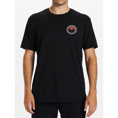 Billabong Rockies pánske tričko s krátkym rukávom black