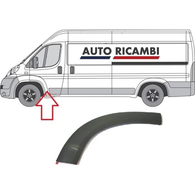 Ochranná lišta Fiat Ducato od 2006 levá, lem dveří 735646207