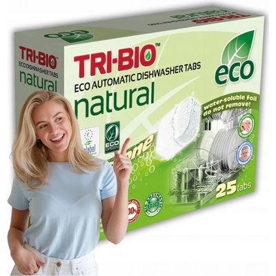 Tri-Bio Tablety do myčky Natural All in One 25 ks