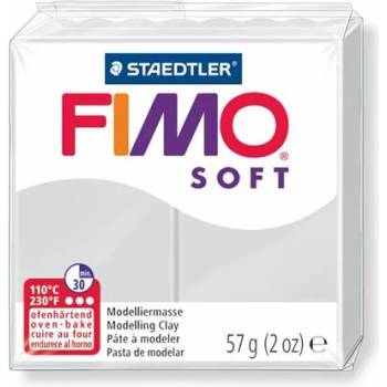 FIMO Глина, 57 g, горима, FIMO "Soft", сив делфин 8020-80 (8020-80)
