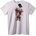 NOONEBRAND Тениска червен воин кръв - 3XL, White
