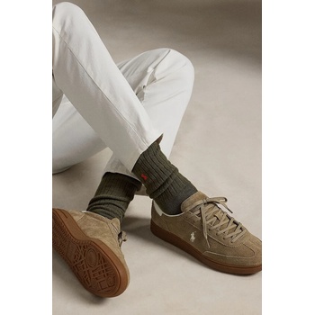 Ralph Lauren Велурени маратонки Polo Ralph Lauren Bedford Pp в бежово 809967889002 (809967889002.230)