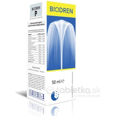 BIODREN P Pľúca a kašeľ kvapky 50 ml