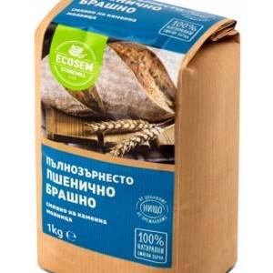 ECOSEM Натурално пълнозърнесто пшенично брашно