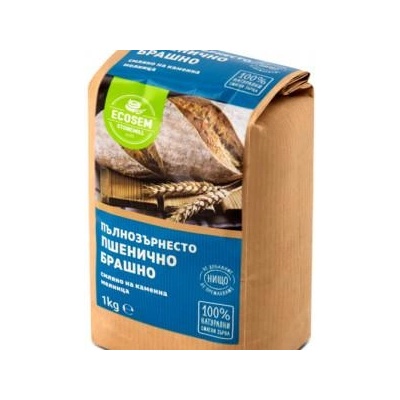 ECOSEM Натурално пълнозърнесто пшенично брашно