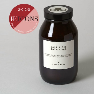 Batch #001 koupelová sůl s olejem ze sladkých pomerančů a bergamotu 280 g