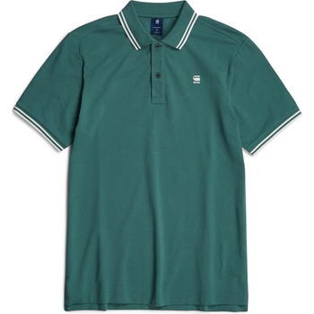 Image 1 of G Star Блуза с яка G Star Men's Dunda Striped Short Sleeve Polo Shirt - Blue Spruce