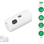  Външна батерия с USB-C конектор - 4smarts PicoFold Powerbank USB-C Connector 5000mAh 22.5W (бял) (541657)