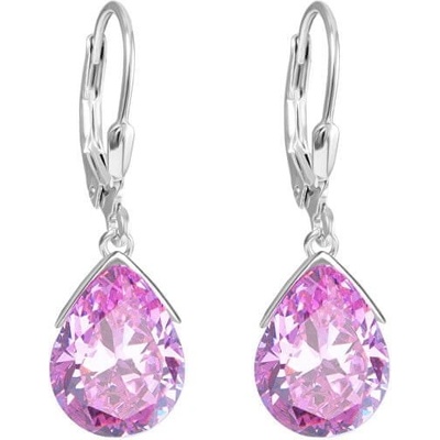 Preciosa náušnice s kryštálom Clematis 5289 69