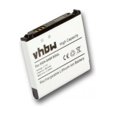 VHBW Батерия за Samsung SGH-G400 / SGH-F330 / SGH-J400, 700 mAh (106173100)