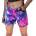 VIXXSIN дамски къси панталони Vixxsin - GAIA - СИН/РОЗОВ TIE DYE - POI1139