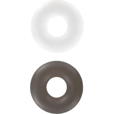 Toy Joy Sex Toys Комплект пенис рингове бял и черен