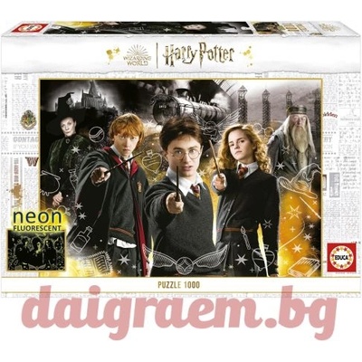 Educa Неонов пъзел educa 19488 - 1000 части - Хари Потър (edu19488)