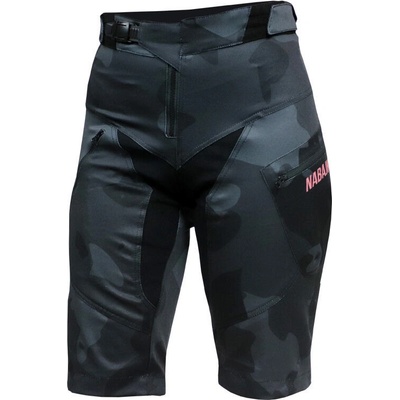 Nabajk Trautenberk ladies shorts black camo/old pink