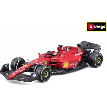Bburago Formula F1 Ferrari Scuderia F1-75 2022 nr.16 Charles Leclerc with driver 1:43