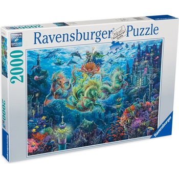 Ravensburger Пъзел Ravensburger от 2000 части - Подводна магия (17115)