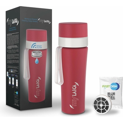 Laica termoska 600 ml červená