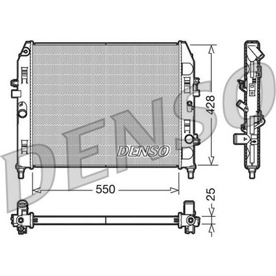 Chladič, chlazení motoru DENSO DRM44008
