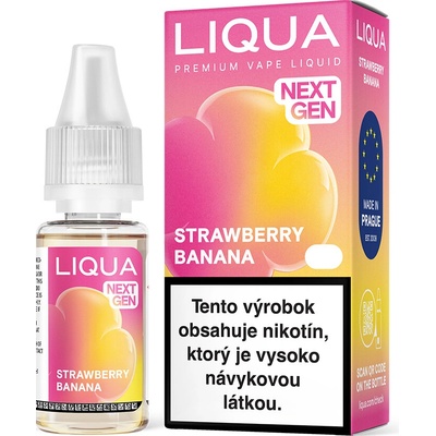 Liqua Next Gen Strawberry Banana 10 ml 6 mg