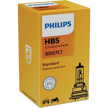 Image 1 of Philips Крушка, фар за дълги светлини philips hb5, 12v, 65/55w, 1 бр
