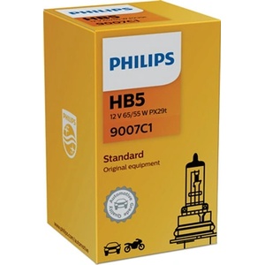 Philips Крушка, фар за дълги светлини philips hb5, 12v, 65/55w, 1 бр