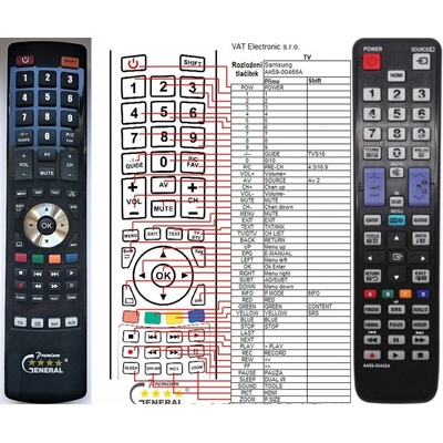 Dálkový ovladač General Samsung AA59-00465A