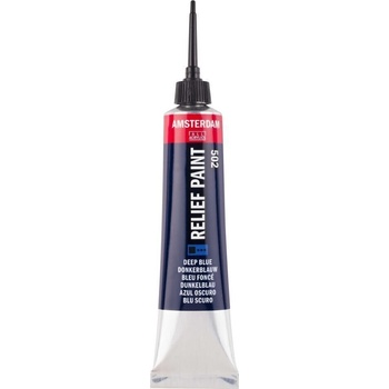 Amsterdam Relief Боя за стъкло Deep Blue 20 ml 1 бр (58045021)