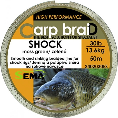 SEMA Shock zelená 50m 20lb
