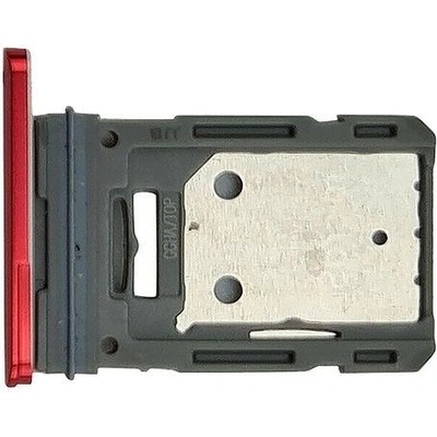 Samsung Galaxy S20 FE, S20 FE 5G SIM tray červený, držák, šuplík GH98-46007E