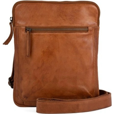 Gianni Conti kožená pánská Crossbody koňaková 4102410 tan