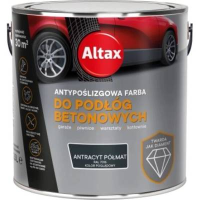 ALTAX Protiskluzná barva na betonové podlahy antracit polomatná 2,5L