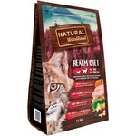 Natural Greatness Natural WoodLand Realm Diet - Прясно пилешко месо - монопротеинова храна за котки от всички възрасти и породи с 100% натурални съставки - 1, 5 кг, Испания ASD71CH5B