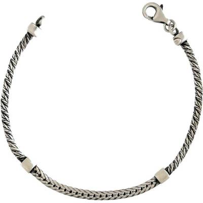 INFINITYSILVER Strieborný pánsky náramok oxidovaný 2021011B21