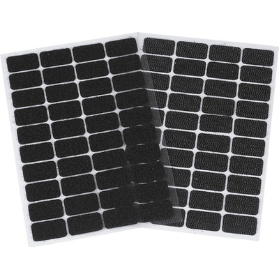 Suchý zip samolepící obdélník 15x25 mm Barva: 2 čierna