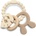 Lorelli Premium СИЛИКОНОВА ГРИЗАЛКА С БУК ЗАЙЧЕ natural beige (10210850005)