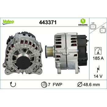 Alternátor VALEO 443371