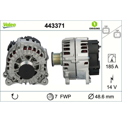 Alternátor VALEO 443371