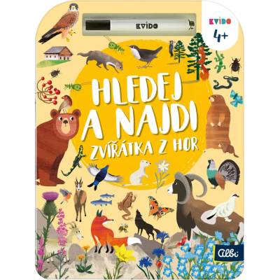 Albi Kvído hledej a najdi zvířátka z hor