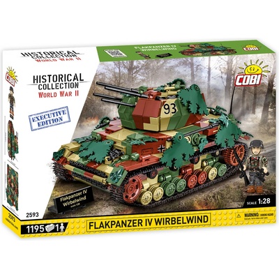 COBI 2593 World War II Samohybný protiletadlový kanón Flakpanzer IV WIRBELWIND – Zboží Dáma