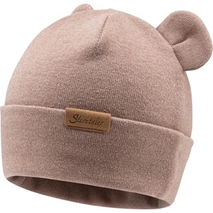 Sterntaler Детска зимна шапка (beanie) Sterntaler Kids' Beanie with Ears Beanie - Sand - размер 43 cm (904-5007-0113)