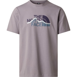 The North Face Мъжка тениска The North Face Mountain Line Short Sleeve Tee T-shirt - Transcendent Grey (216-7978-0212)