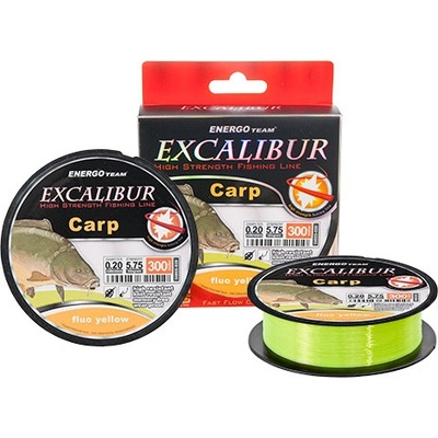 ENERGOFISH Excalibur Carp Feeder Fluo yellow 300 m 0,18 mm 4,80 kg