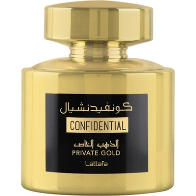 Lattafa Confidential Private Gold parfumovaná voda unisex 100 ml